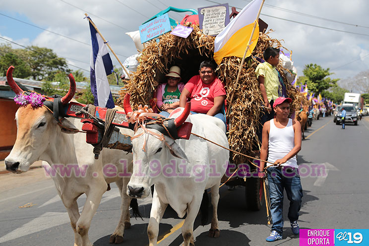 Masaya en gran romer&iacute;a hacia Popoyuapa